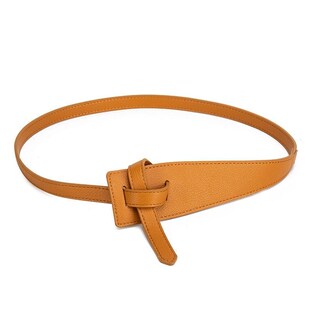 Strap Belts Knotted Leather Soft 极速Knot Women Belt for