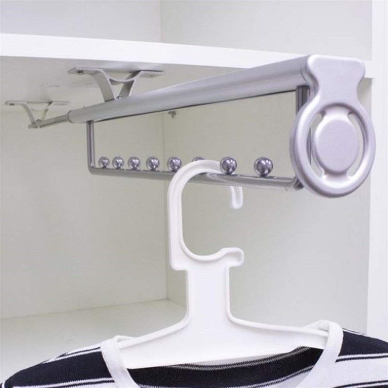 多功能衣柜衣架伸缩折叠家用裤架伸缩五金衣橱挂衣杆托柜子加厚,基础建材,衣杆,淘宝优惠券,粉丝福利购,淘宝优惠卷