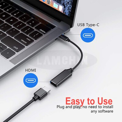 4K Type-C To HDMI Hub Adapter Type-C HDMI For Mobile Phone A