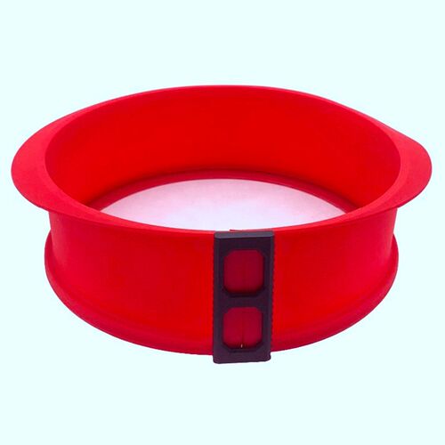 Silicone Springform Pan with Glass Base 3D Sugarcraft Fondan