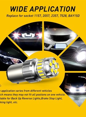 2pcs P21W BA15S LED Canbus 1156 BAY15D 1157 P21/5W LED Bulbs