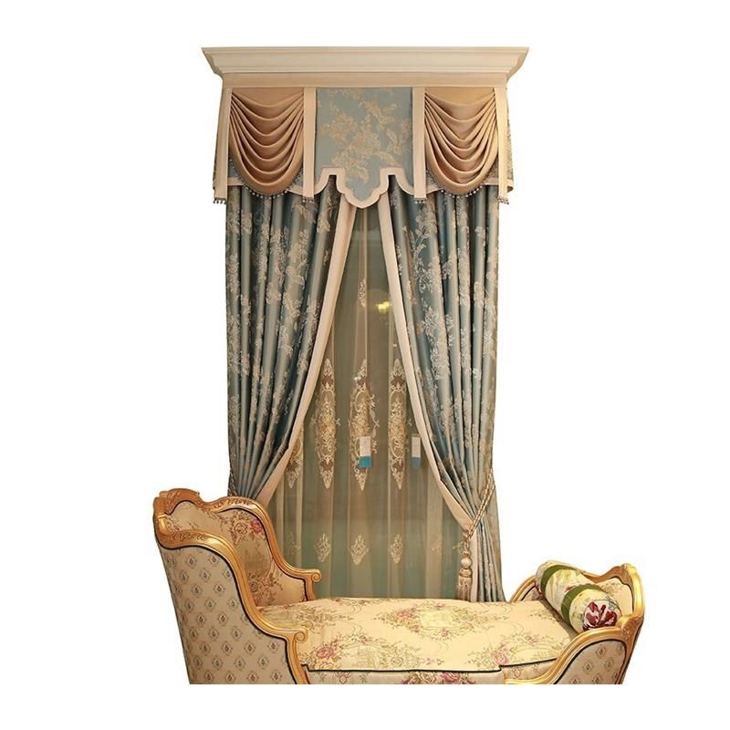 欧式窗帘豪华客厅大气落t地窗遮光美式卧室定制新中X式成品现代客,居家布艺,定制窗帘,淘宝优惠券,粉丝福利购,淘宝优惠卷