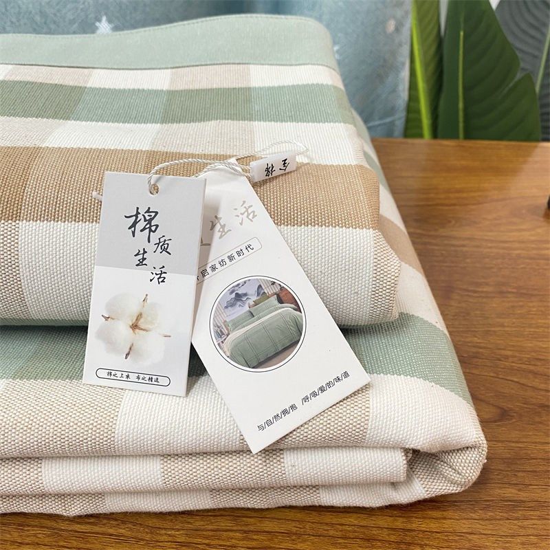 新品识货者买夏季老粗布凉席1.8米2米三件套加厚加密1.5凉席,床上用品,床单,淘宝优惠券,粉丝福利购,淘宝优惠卷