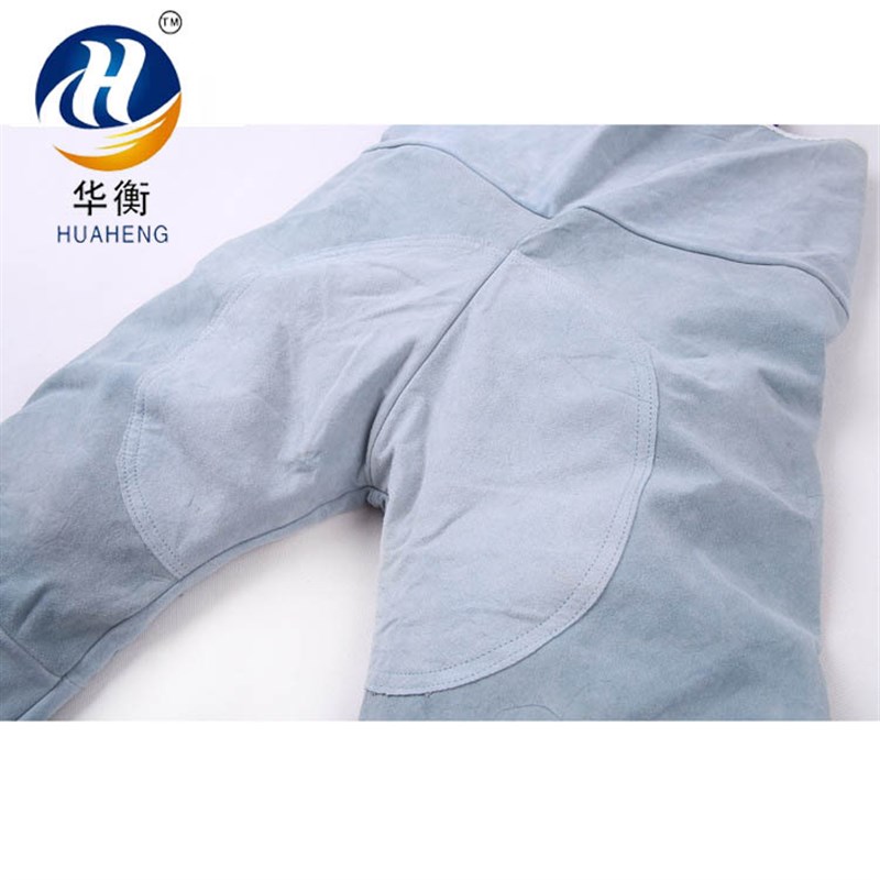 电焊牛皮防护服 防高温牛皮焊工裤子阻燃P安全防护焊接工作服