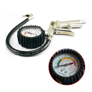 汽车用品迷你型指针式 高精度金属胎压表可放气轮胎气压表胎压监测
