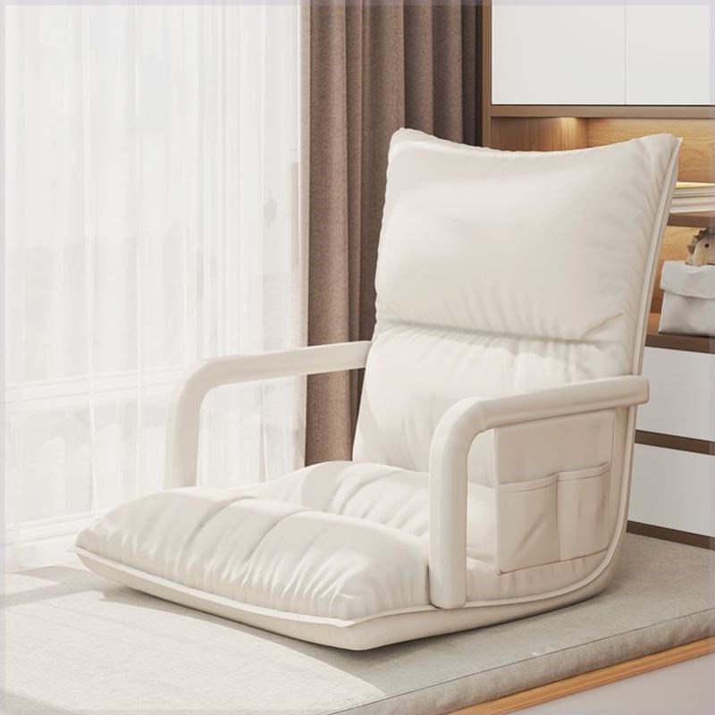 飘窗坐靠一体垫懒人沙发榻榻米单人折叠床上靠背座椅子宿舍日式坐