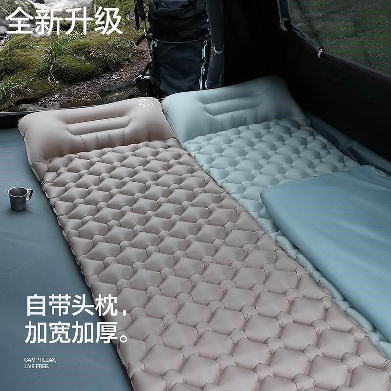 新款自动户外充气床露营垫便携睡垫帐篷车载野营防潮单人超轻睡垫
