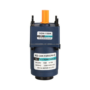 齿达信5W交流减速电机220V单相电动机微型1轮慢速调速感应小马达