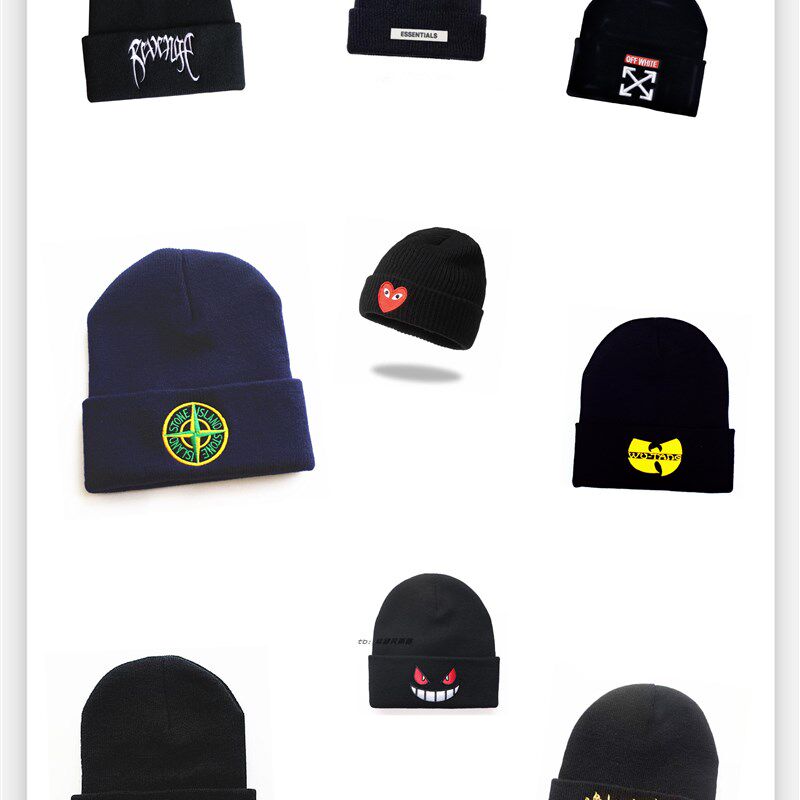 fashionwinter warm knit beanies hat cap revenge drew潮牌帽子