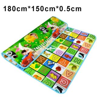 180*a150*0.5cm English Letter Soft Play Mat Baby Carpet Infa