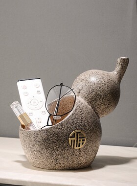 厂家放钥匙e收纳葫芦摆件创意家居客厅入户玄关进门口鞋柜装饰品