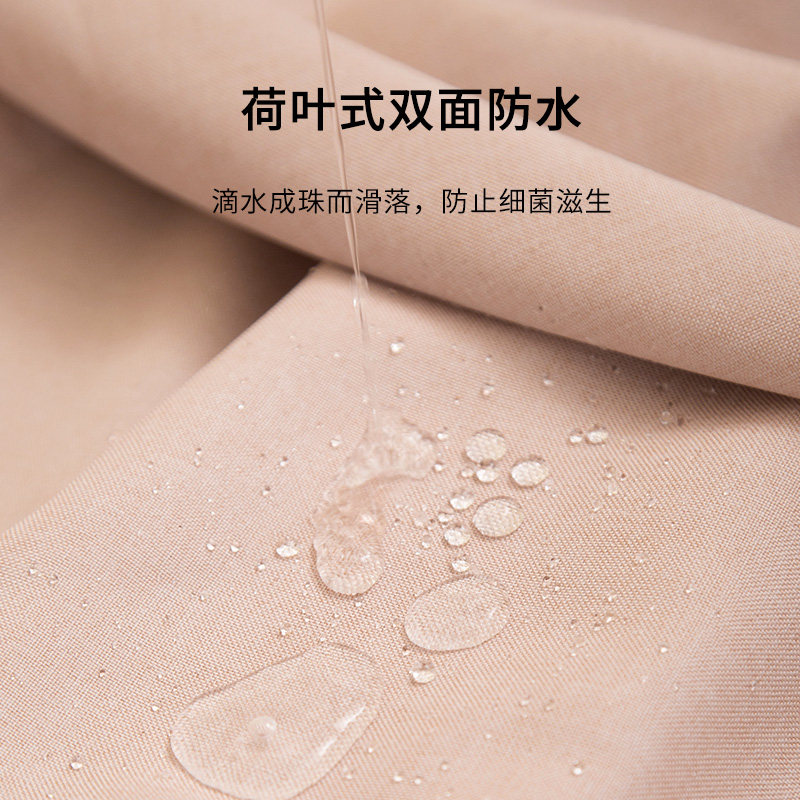 磁性浴帘套装免打孔弧形杆卫生间浴室干湿分离隔断帘防水磁吸