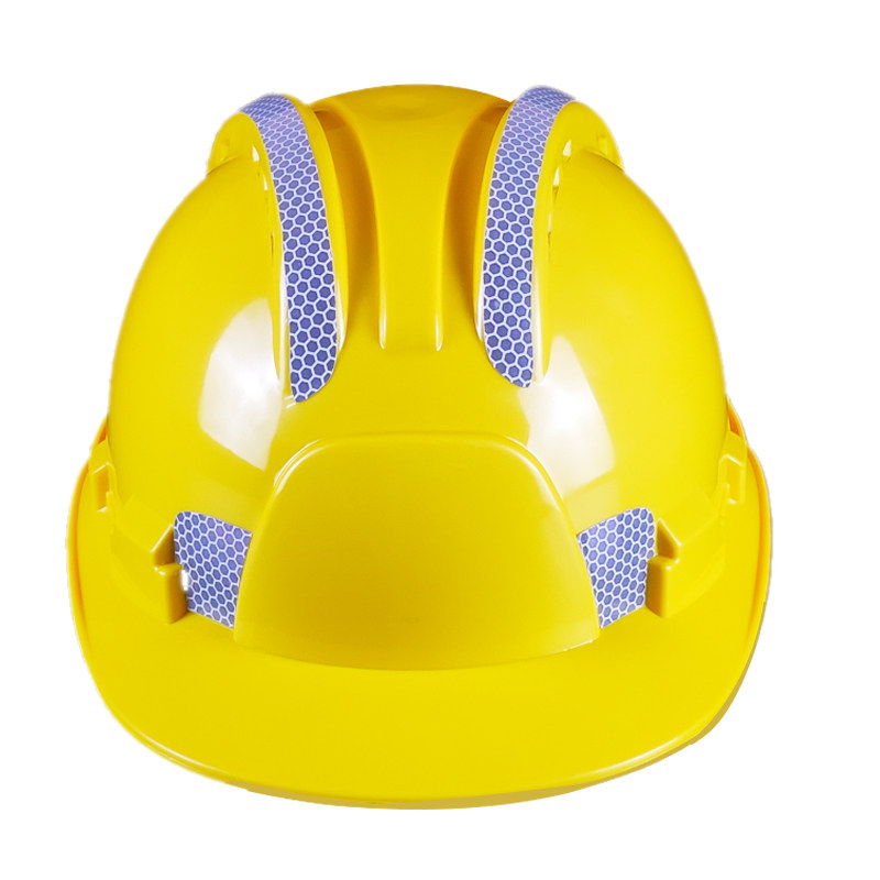 速发加强反光安全帽工地施工领导防护安全帽电力电工帽夜间劳保帽