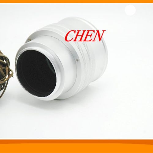 油润 铝芯银色M42-M42(25mm-55mm)调焦筒 调焦环 转接环前后口M42