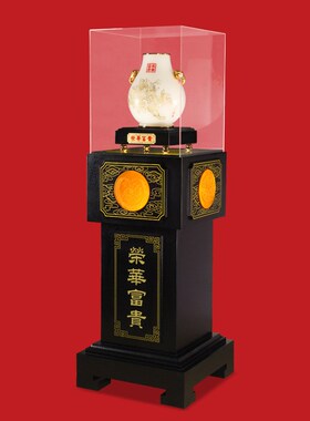 高档大型落展品防尘展柜琉璃装饰摆件公司店铺装饰品开业礼品
