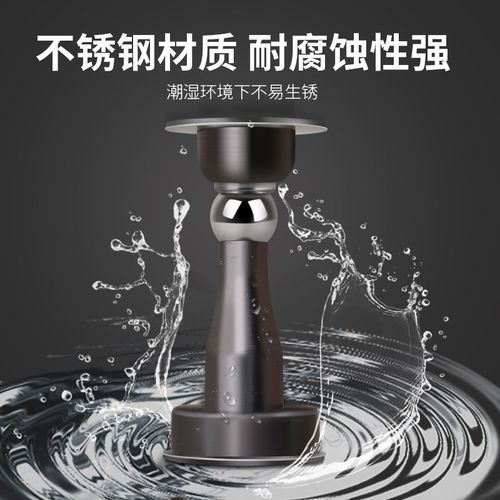 德国门吸免打孔新款门挡门阻器地吸卫生间门碰磁吸顶门后防撞固定