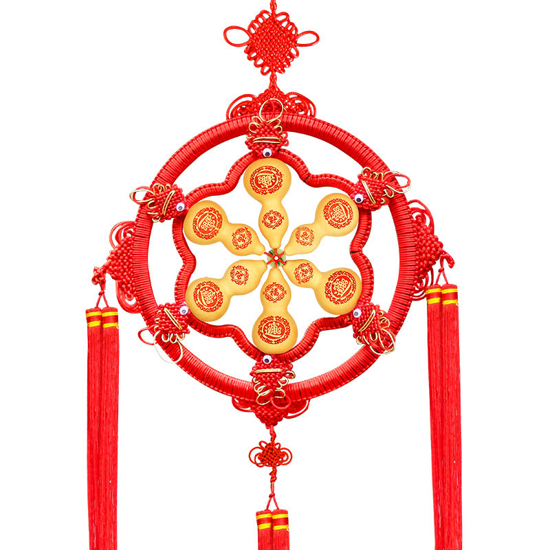 工厂销葫芦d挂件大小号中国结家居装饰八卦招财天然客厅玄关壁挂