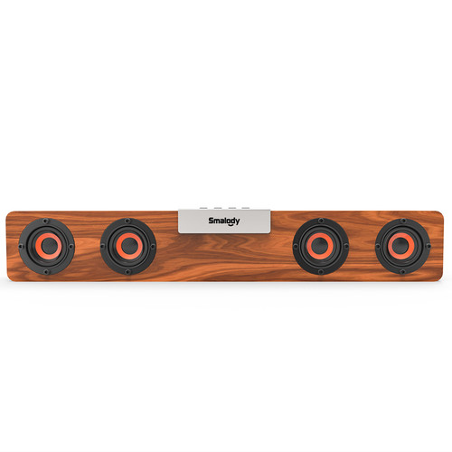 复古木质蓝牙音响超重低音炮手机通用家用电脑无线音响大功率20W