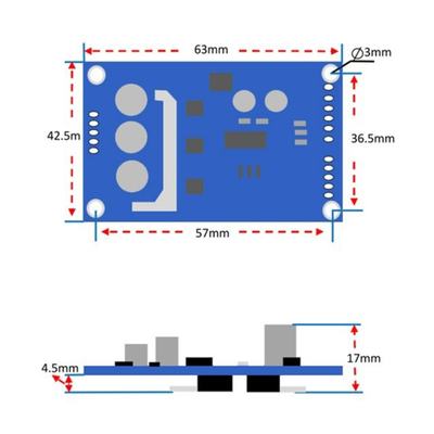 新品DC 12V-36V 500W PWM DC Brushless Motor Controller No Hal