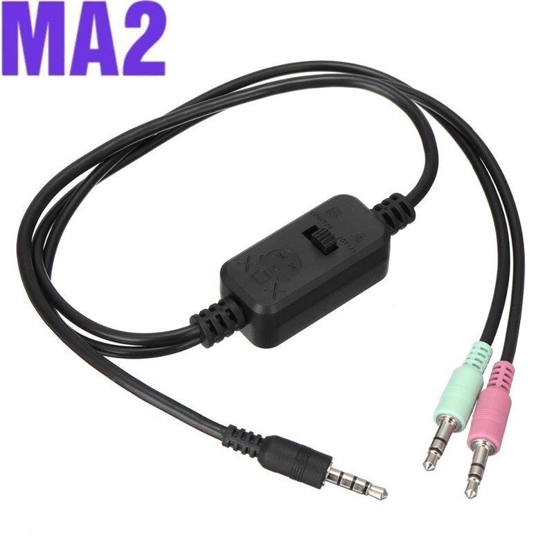 XOX MA2 3.5mm Live Stream Streaming Sound Card Adaptor Cable