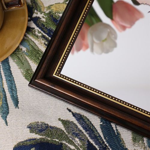 中古风镜面创意装饰画小众镜子摆件服装店餐厅客厅卧室艺术挂画