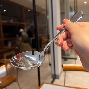 四时有梨  干饭勺好大好大干饭勺不锈钢勺