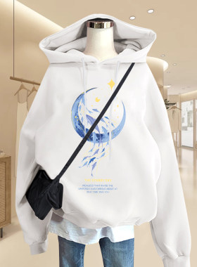 哺乳衣服秋冬季外出辣妈款t上衣哺乳期连帽运动衫加绒外穿时尚孕