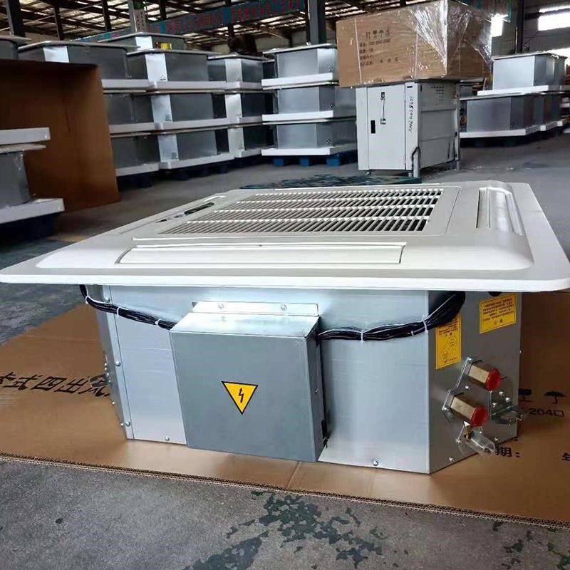 吸顶空调冷暖型水系统中央空调嵌入式四出风风机盘管5匹天花机