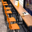 实木吧台桌子商用休闲简约家用阳台高脚桌椅组合靠墙长条桌酒吧桌