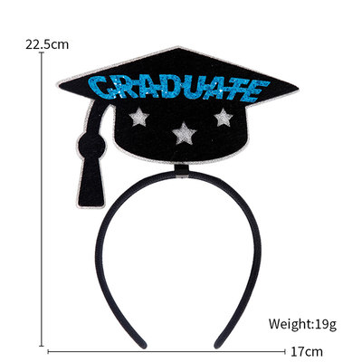 速发Black Gold Graduation Party Decoration Congrats Grades