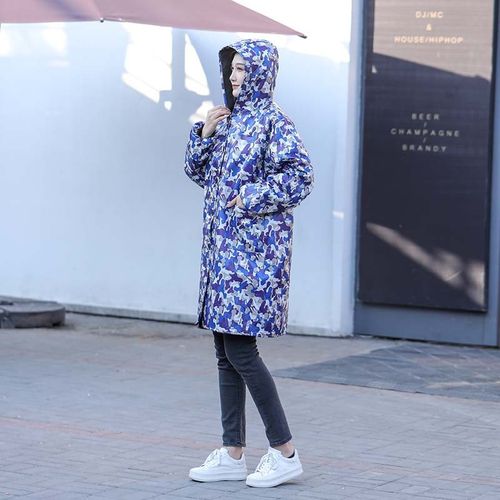 加绒厨房防水防油暖中长款工作服男女罩衣耐脏摆摊防风衣外套秋冬