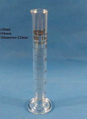 5Pcs/Set glass graduated cylinder, 5ml 10ml 25ml 50ml 100ml
