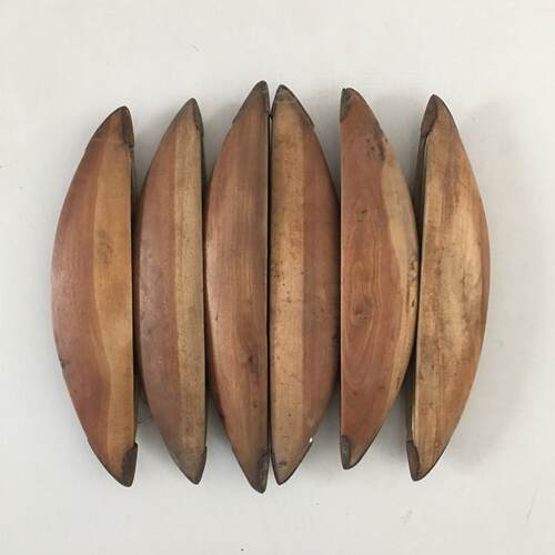 。老织布机配件茶托篦子梭子刷子老纺H车民俗怀旧收藏装饰老物件