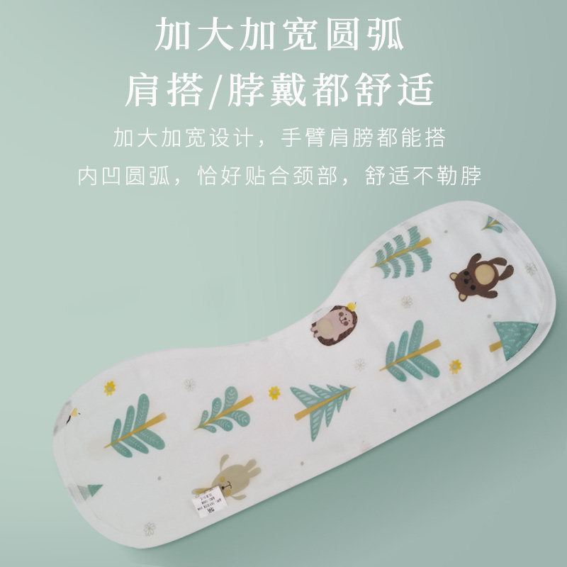 防吐奶拍嗝巾新生婴儿喂奶垫巾隔奶E巾宝宝口水围兜防水超软纯棉