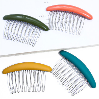 推荐1Pcs Acrylic Hair Clip Comb Hair Accessories Girls Women