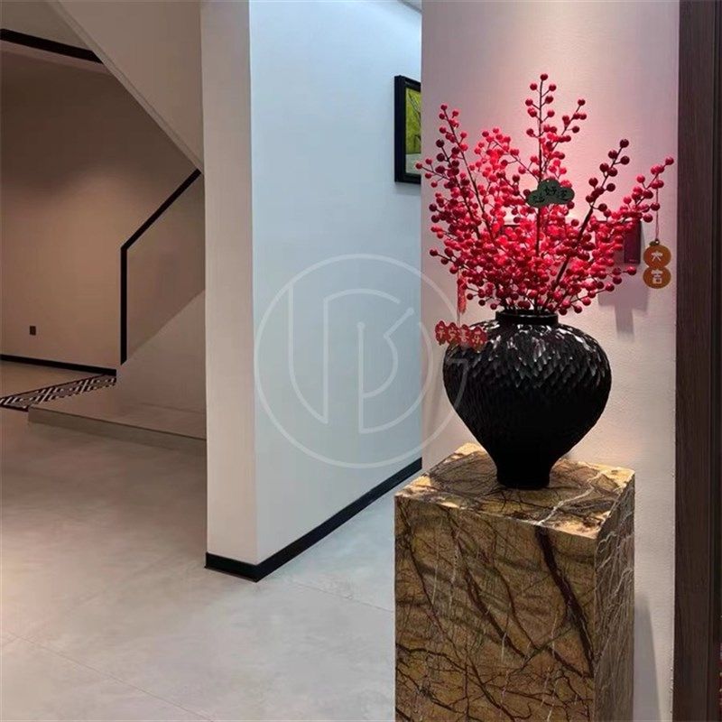 雨林啡大理石雕塑台底座基座展示台落地摆件电视柜旁边玄关沙发边,家居饰品,落地摆件,淘宝优惠券,粉丝福利购,淘宝优惠卷