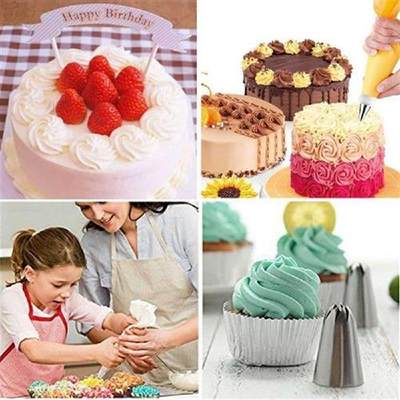 cs/set Silicone Pastry Bag Tips Kitchkn DIY WCaee Ici