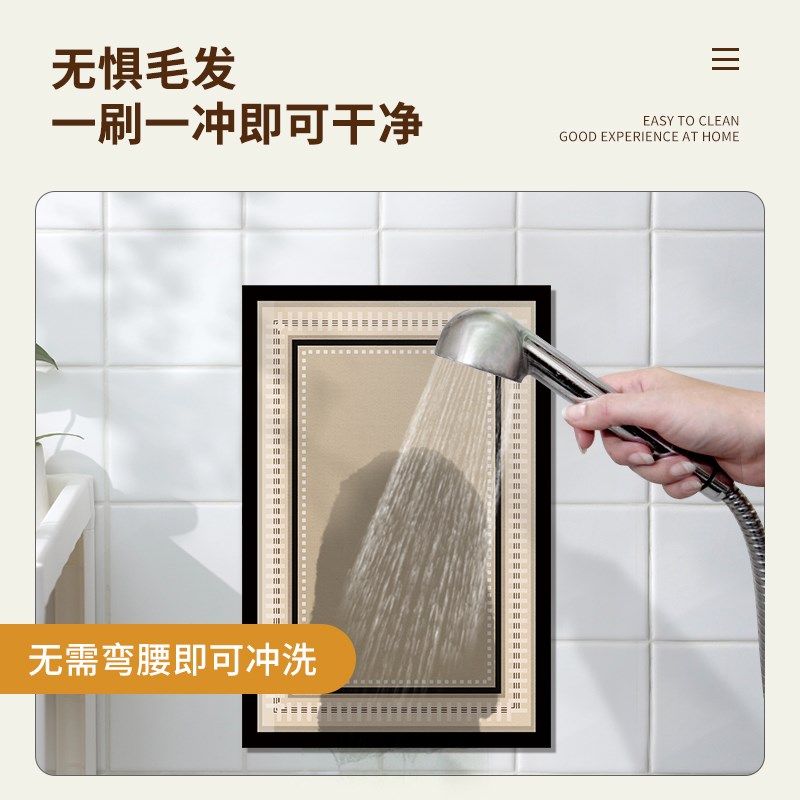 厨房防滑防油地垫防水整铺脚垫耐脏家用可擦免洗奶油风地毯垫,居家布艺,厨房地垫,淘宝优惠券,粉丝福利购,淘宝优惠卷