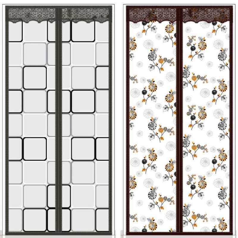 新品防盗窗吸铁石衣柜门帘空调门帘透明免打孔可爱卡通简易落地粉,居家日用,纱窗/纱门,淘宝优惠券,粉丝福利购,淘宝优惠卷