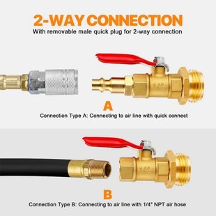 with Purpose 推荐 Adapter Winterize Blowout Quick Dual Plug