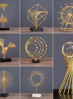 酒柜摆件2022新款家居装饰品创意小摆件客厅酒柜酒架个性款工艺品