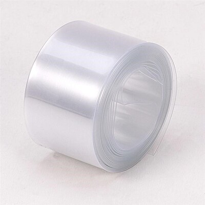 Othmro New 2M Flat Width 23mm Clear PVC Heat Shrinkable Wrap