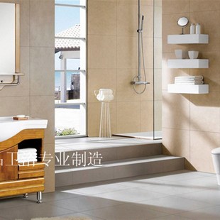 速发美式 橡木浴室柜组合实木浴柜洗脸盆柜组合洗手盆柜组合XM8017