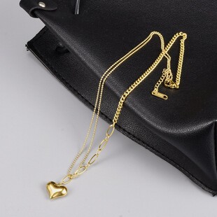 Steel Clavicle Necklace Chain jewel Titanium 速发Fashionable