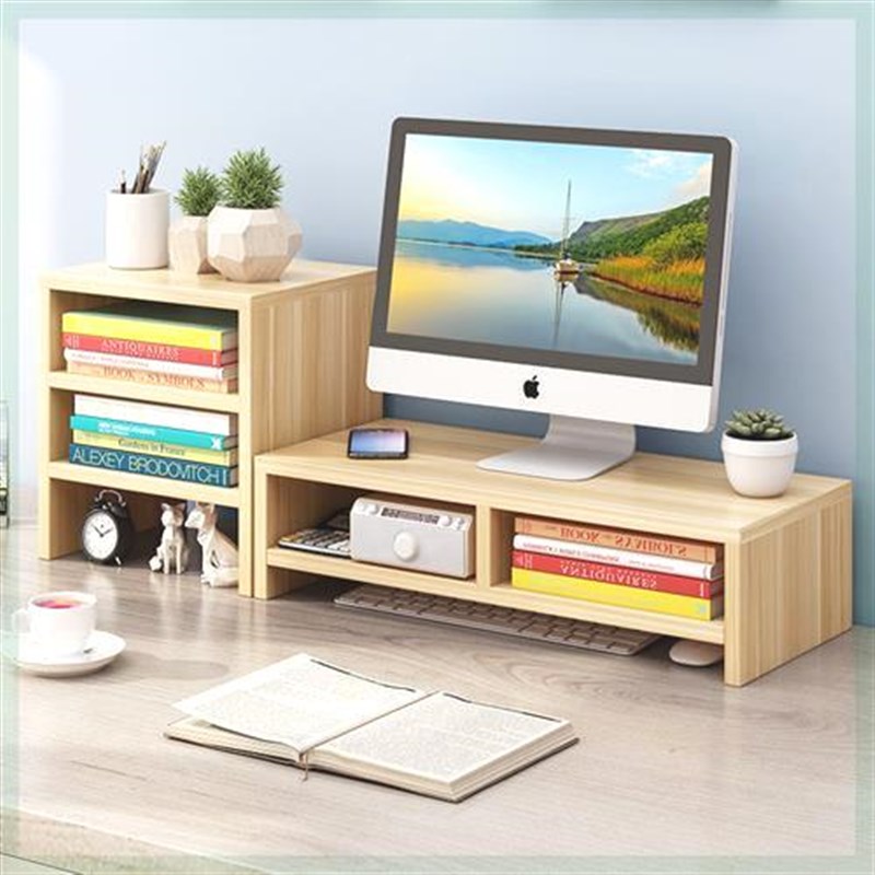 台式电脑增高架办公桌面置物架显示器屏幕收纳支架底座笔记本架子