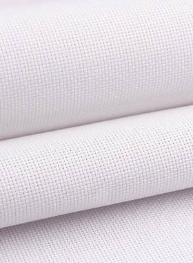 十字绣布14CT小格白色棉纱布绣花布纯棉毛绒绣加X厚DIY家居