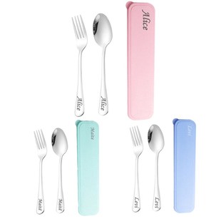 Steel Name Personalize Stainless Any Set 推荐 Cutlery Child