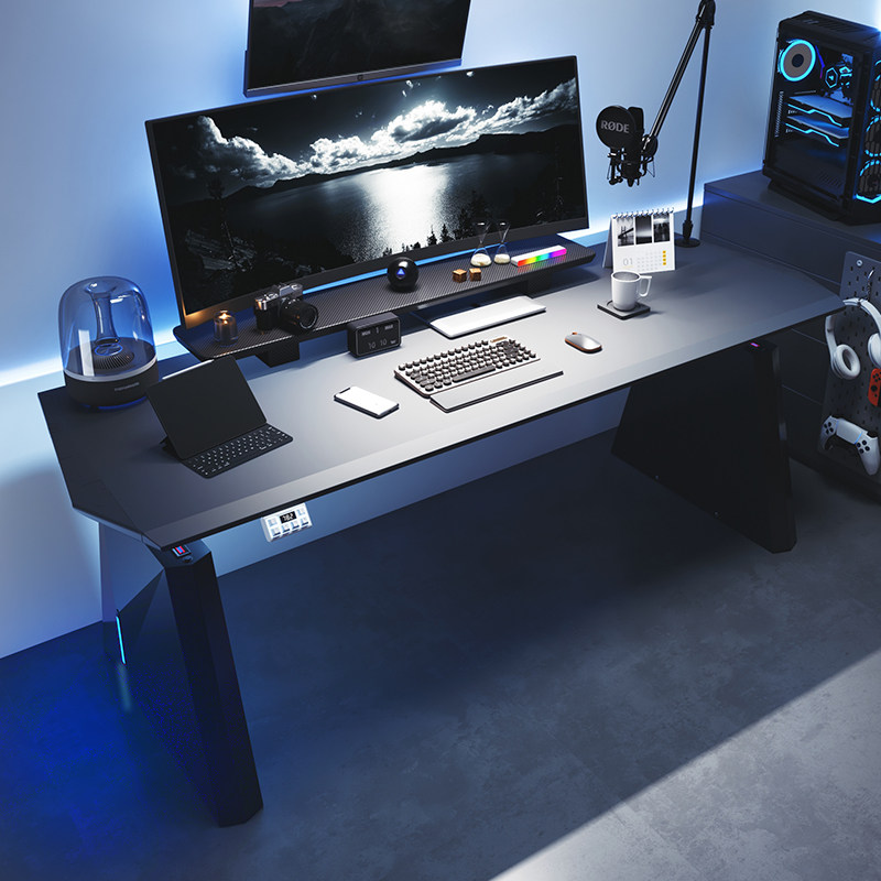 智芯掌控者电动升降桌工作台家用学习站立式电脑办公网红电竞桌子