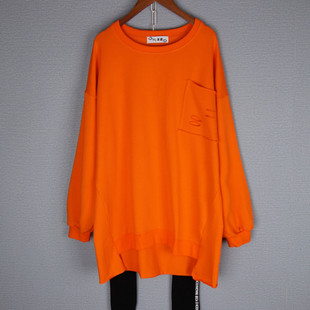 大码 纯棉卫衣打底衫 200斤宽松百搭体恤 t恤女2020秋冬新款 纯色长袖