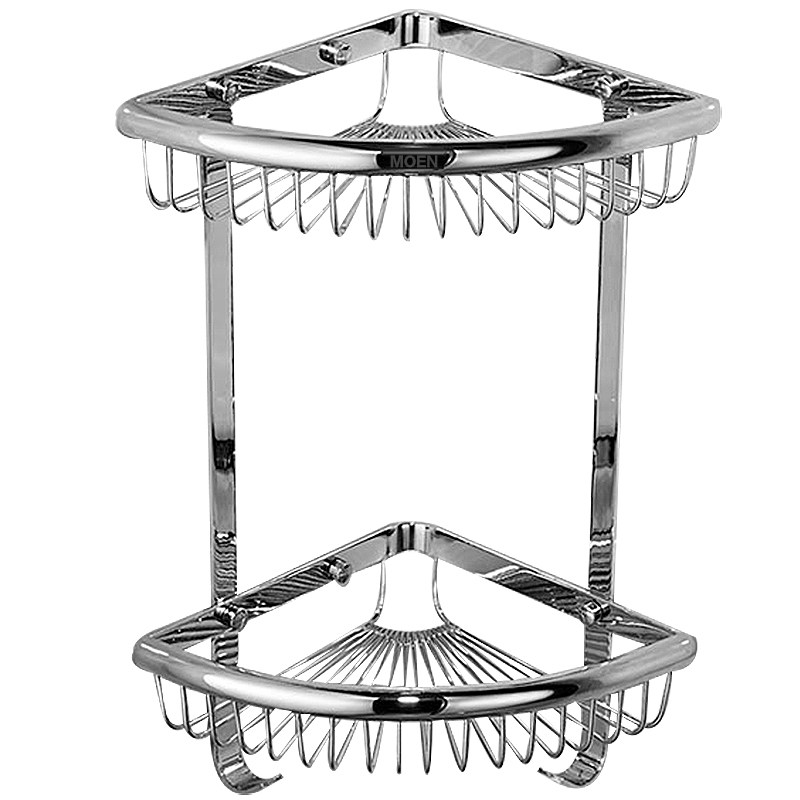 全铜浴室置物架双层三角架转角架网篮收纳架卫生间置物架壁挂,家装主材,浴室角架,淘宝优惠券,粉丝福利购,淘宝优惠卷